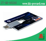 Credit card USB flash drive