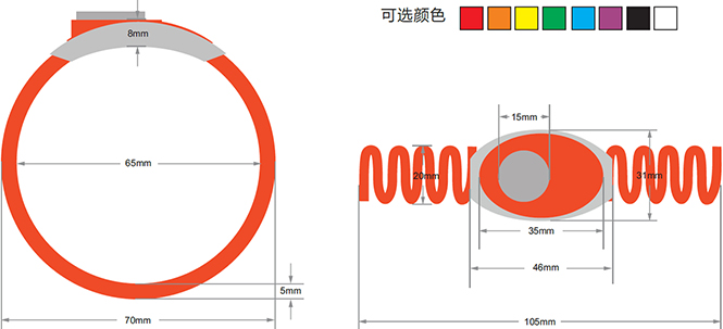 RFID塑胶腕带