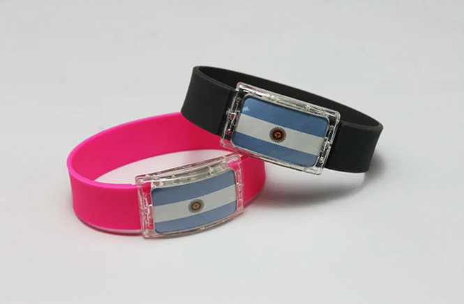 RFID LED燈硅膠腕帶