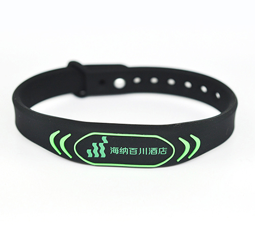 RFID硅膠腕帶(凹凸扣)