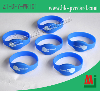 型號: ZT-DFY-WRI01（RFID 硅膠手腕帶）