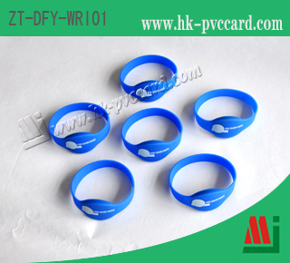型號: ZT-DFY-WRI01（RFID 硅膠手腕帶）