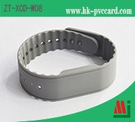 RFID硅膠腕帶(凹凸扣)