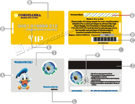 PVC卡/貴賓卡/會員卡制卡工藝圖