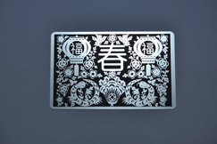 拉絲銀+黑色磨砂